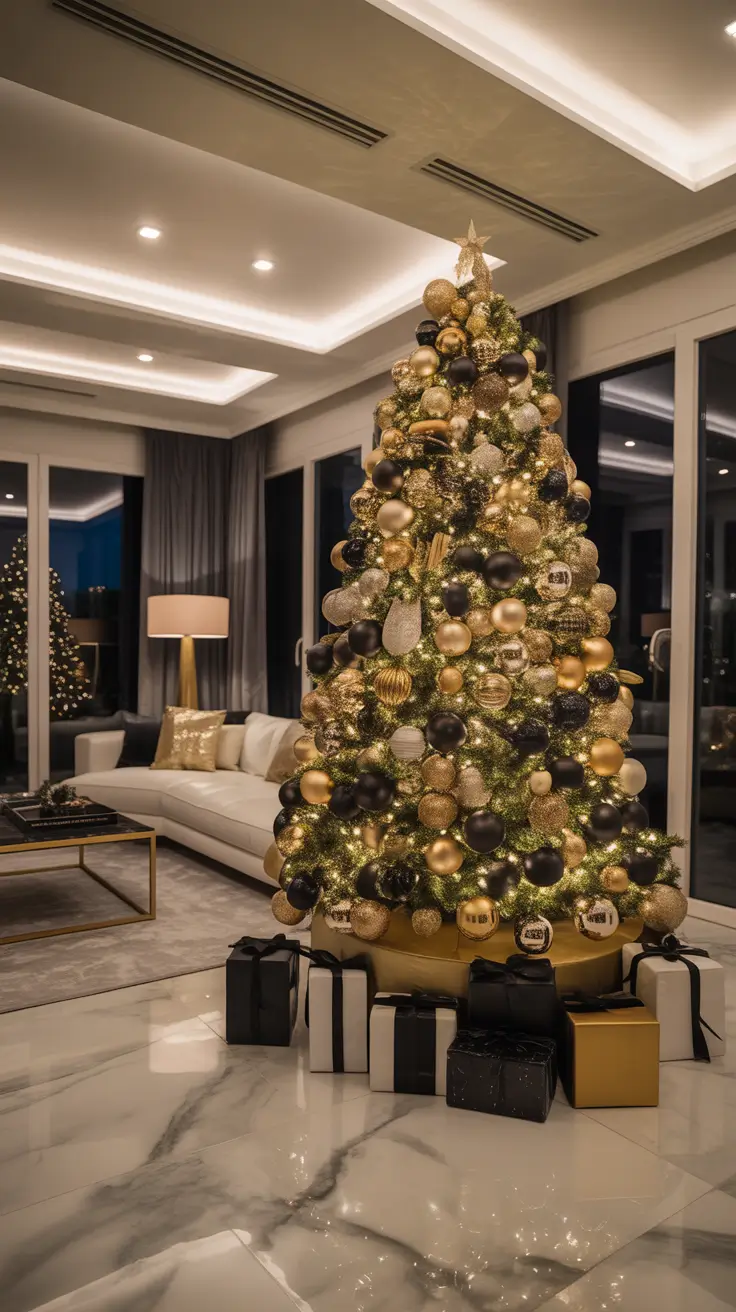 Best Christmas Tree Ideas 2025 Modern Glam Christmas Tree Finale