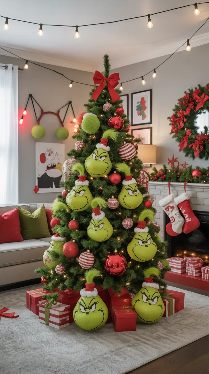 Best Christmas Tree Ideas 2025 Grinch-Inspired Christmas Tree Fun