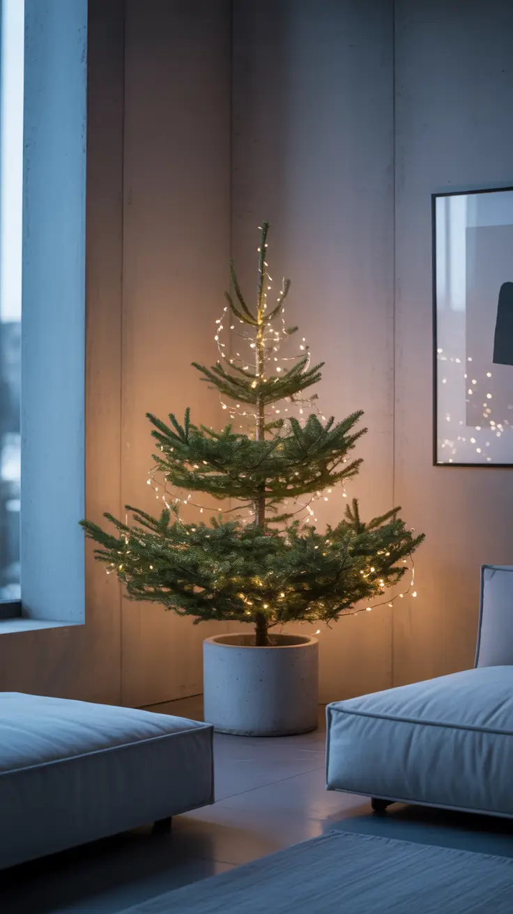 Christmas Tree Lights Ideas 2025 Minimalist Christmas Tree Lighting