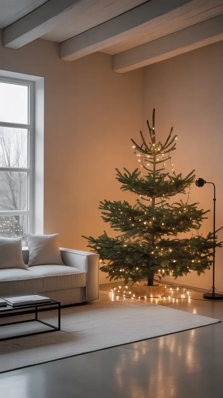 Christmas Tree Lights Ideas 2025 Minimalist Christmas Tree Lighting