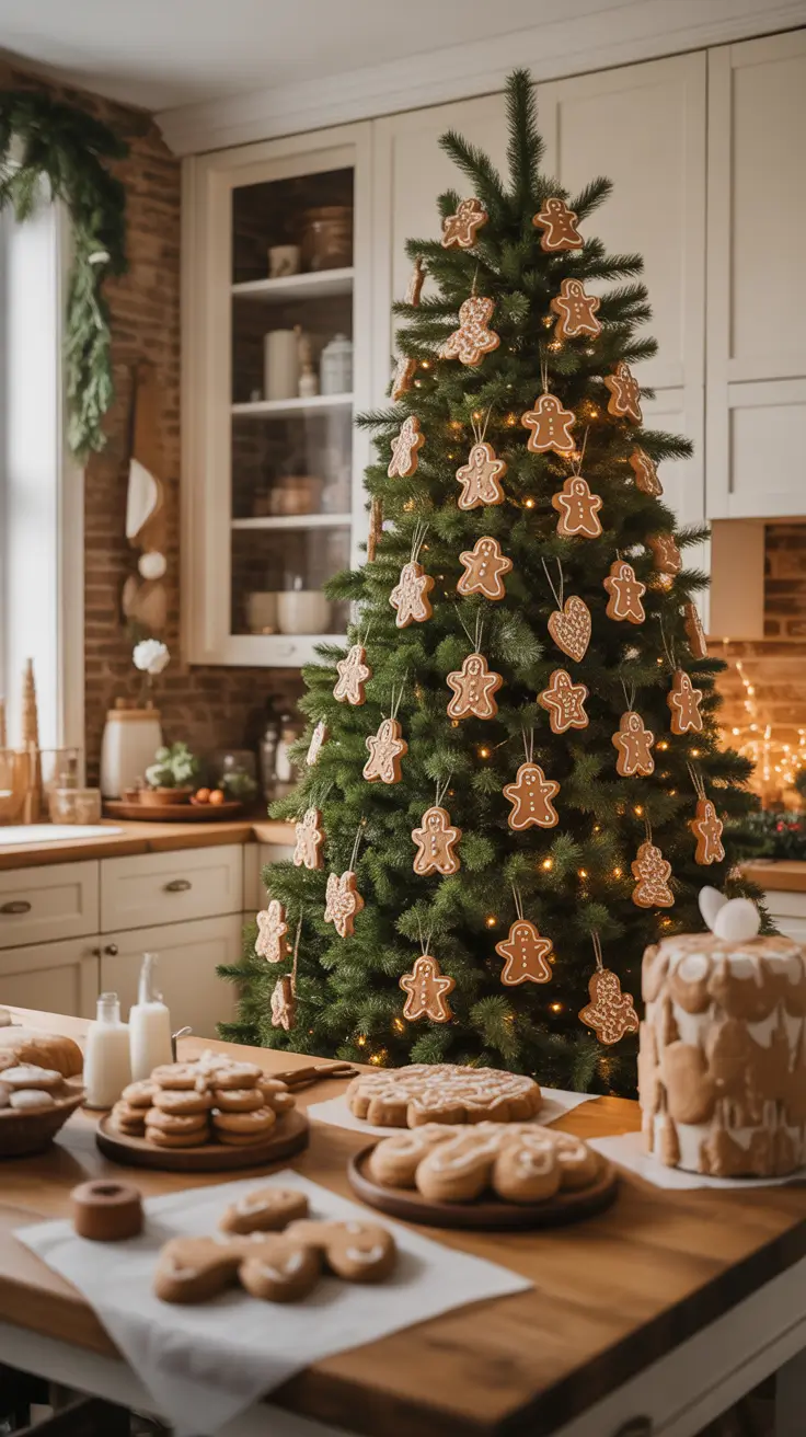 Christmas Tree Lights Ideas 2025 Gingerbread-Inspired Christmas Tree Lights
