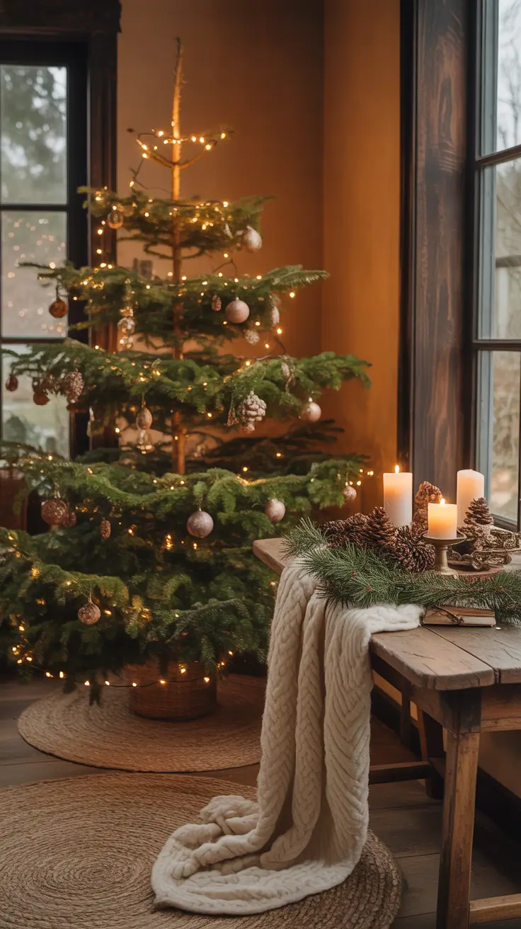 Christmas Tree Lights Ideas 2025 Cozy Farmhouse Christmas Tree Lights