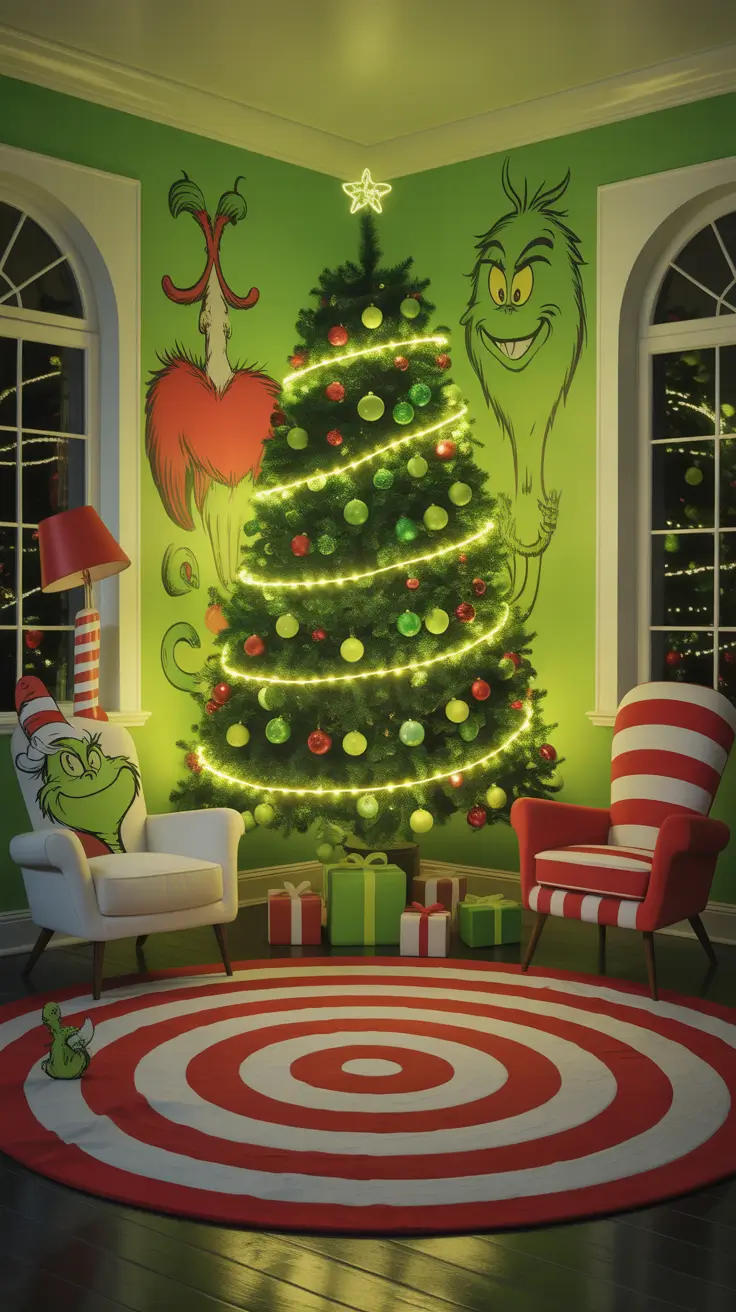 Grinch Grinch-Inspired Christmas Tree Lighting