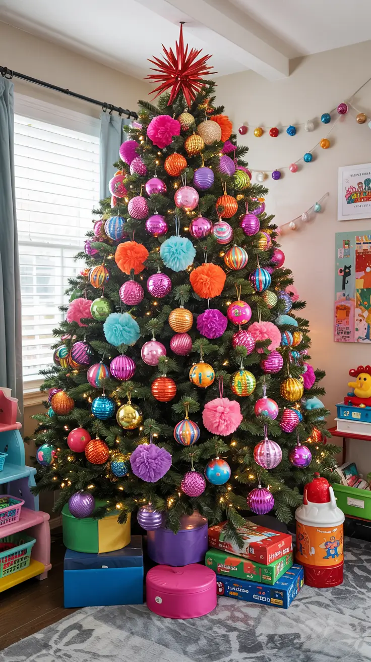 Christmas tree trends 2025 Boho Wild Meadow Tree natural decor