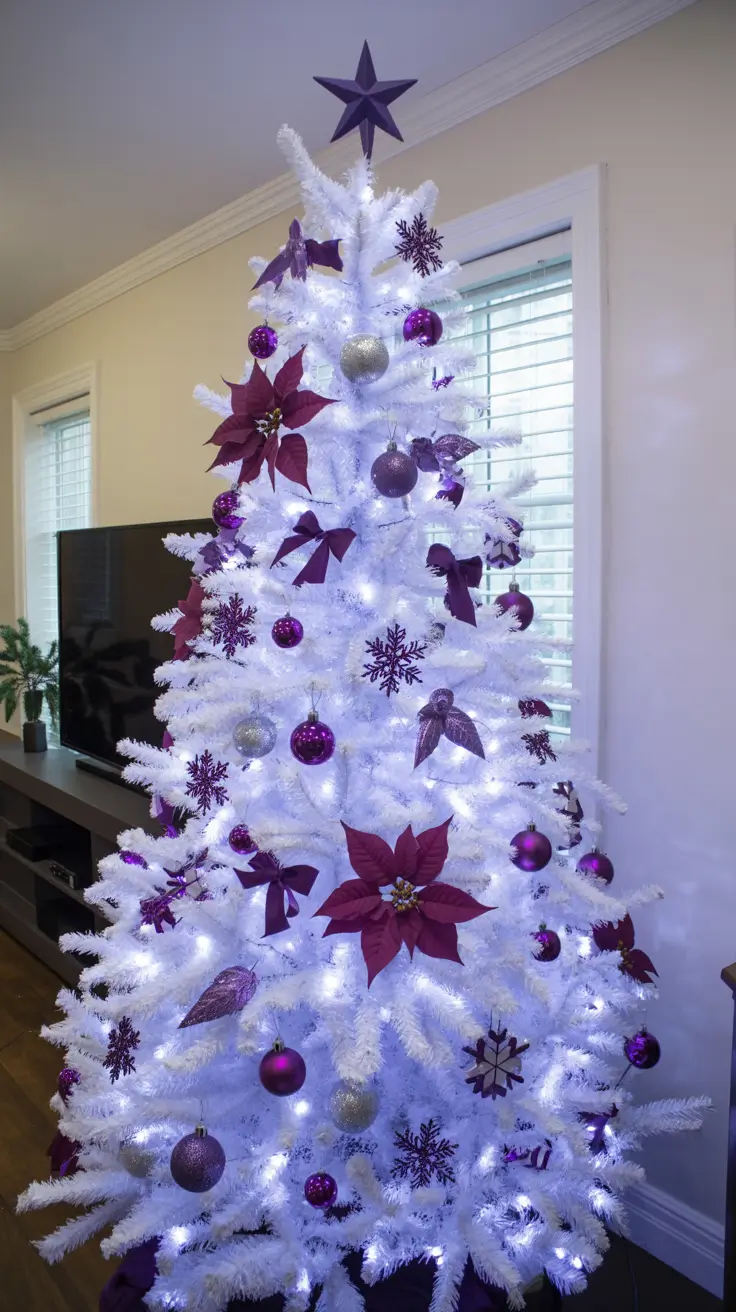 Christmas Tree Trends 2025 Plum & Gold Elegance, Christmas tree decorating trends 2025