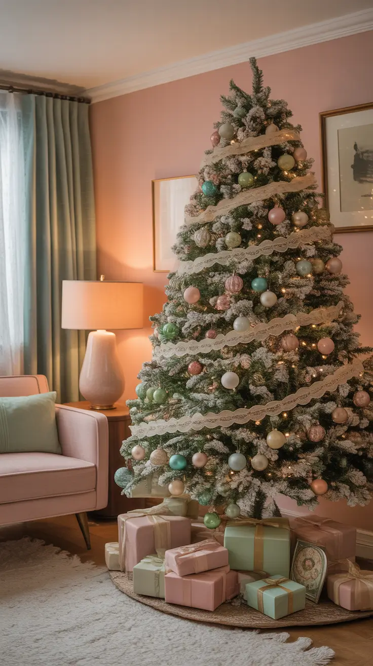 Christmas Tree Trends 2025 Pastel Retro Dream