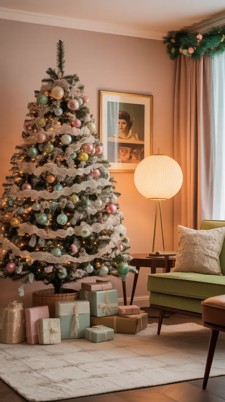 Christmas Tree Trends 2025 Pastel Retro Dream Decor