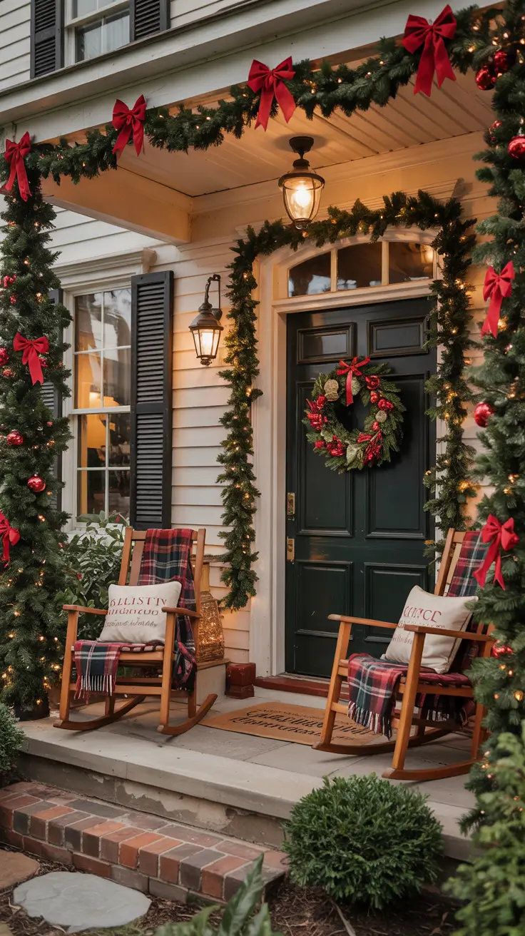 Front Porch Christmas Decor Ideas 2025 Classic Front Porch Christmas Decor Ideas