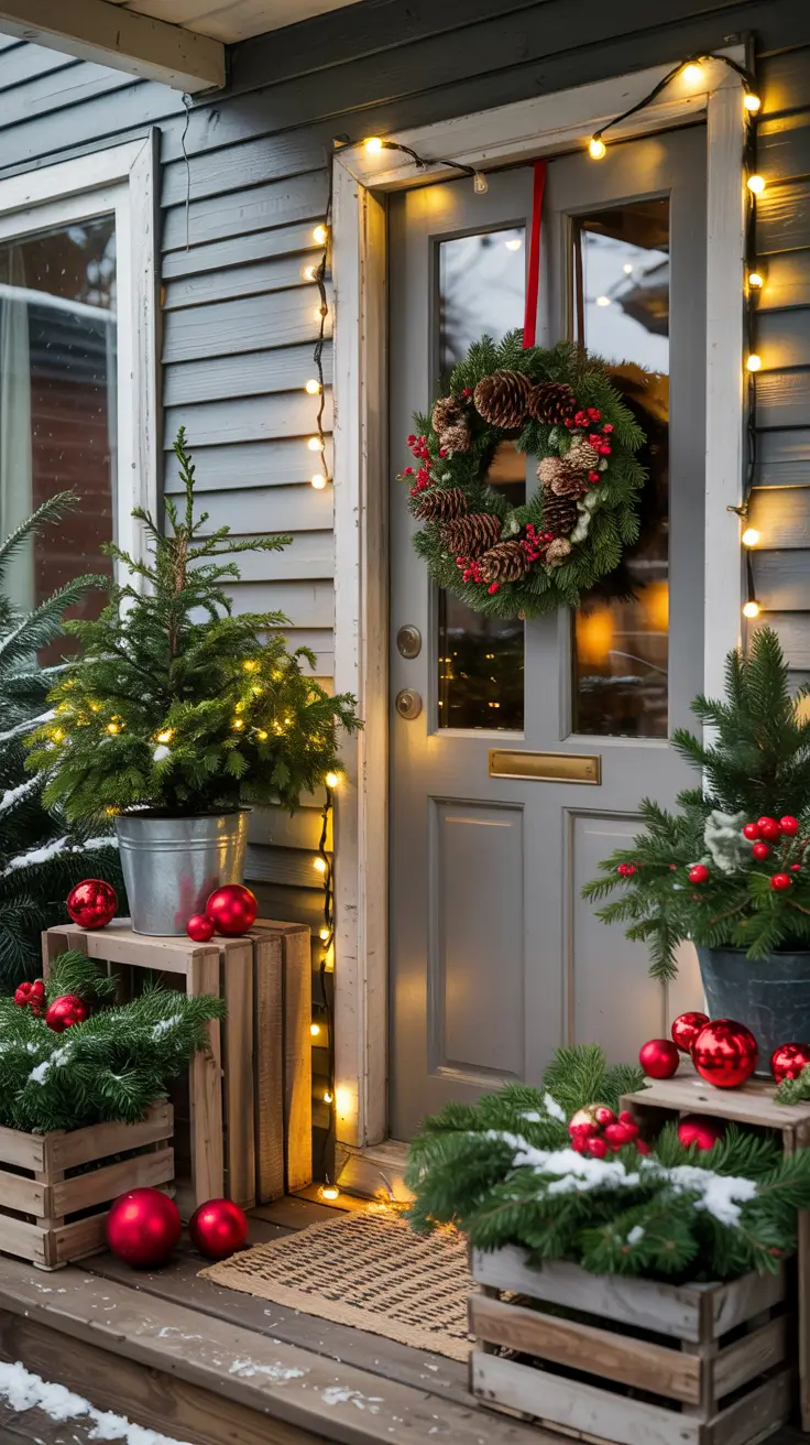 Front Porch Christmas Decor Ideas 2025 Budget-Friendly Front Porch Christmas Decor Ideas