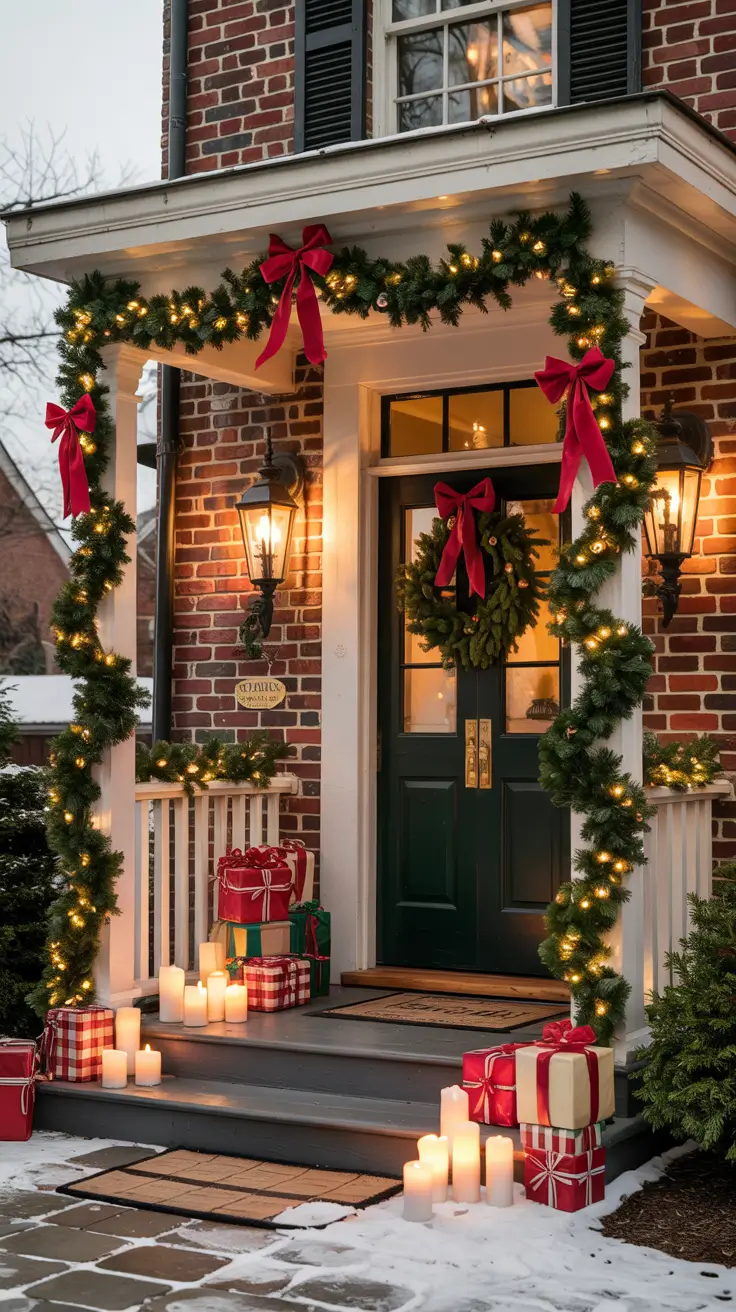 Front Porch Christmas Decor Ideas 2025 Traditional Christmas Porch Decor That Never Fails