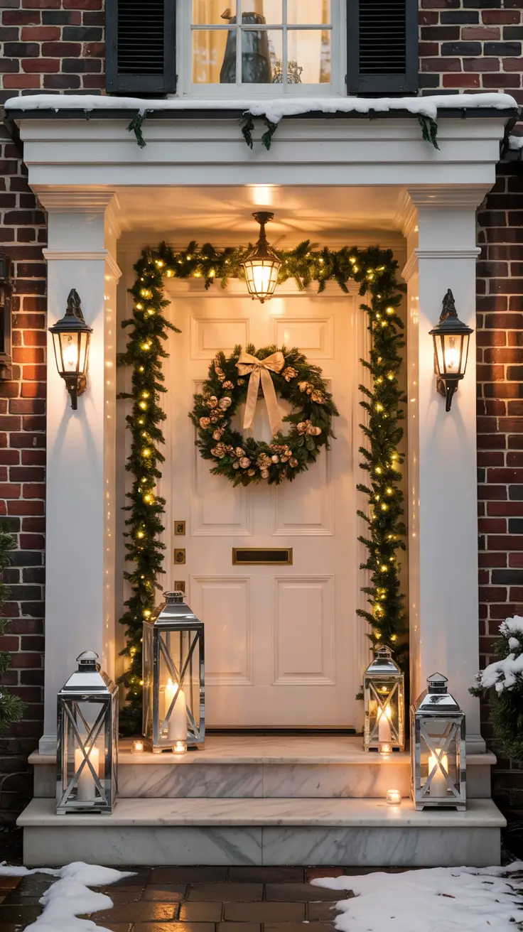 Front Porch Christmas Decor Ideas 2025 Elegant Entryway Decor For A Festive Welcome