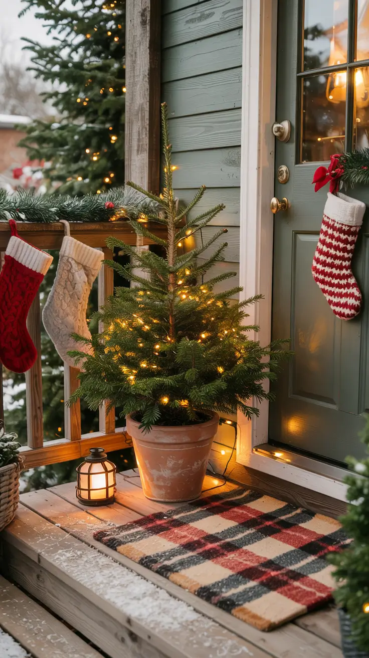 Front Porch Christmas Decor Ideas 2025 Cute And Cozy Small Porch Christmas Ideas