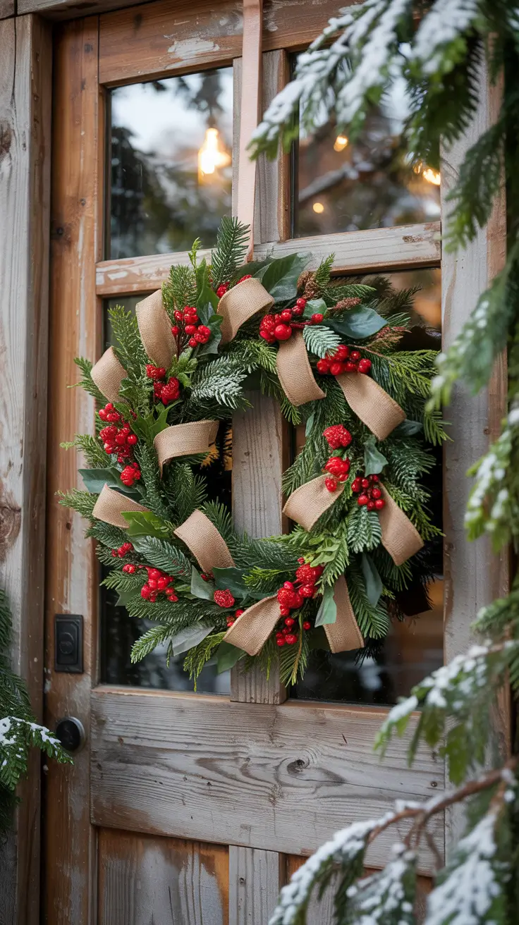 Front Porch Christmas Decor Ideas 2025 DIY Wreaths And Garland For Your Christmas Door