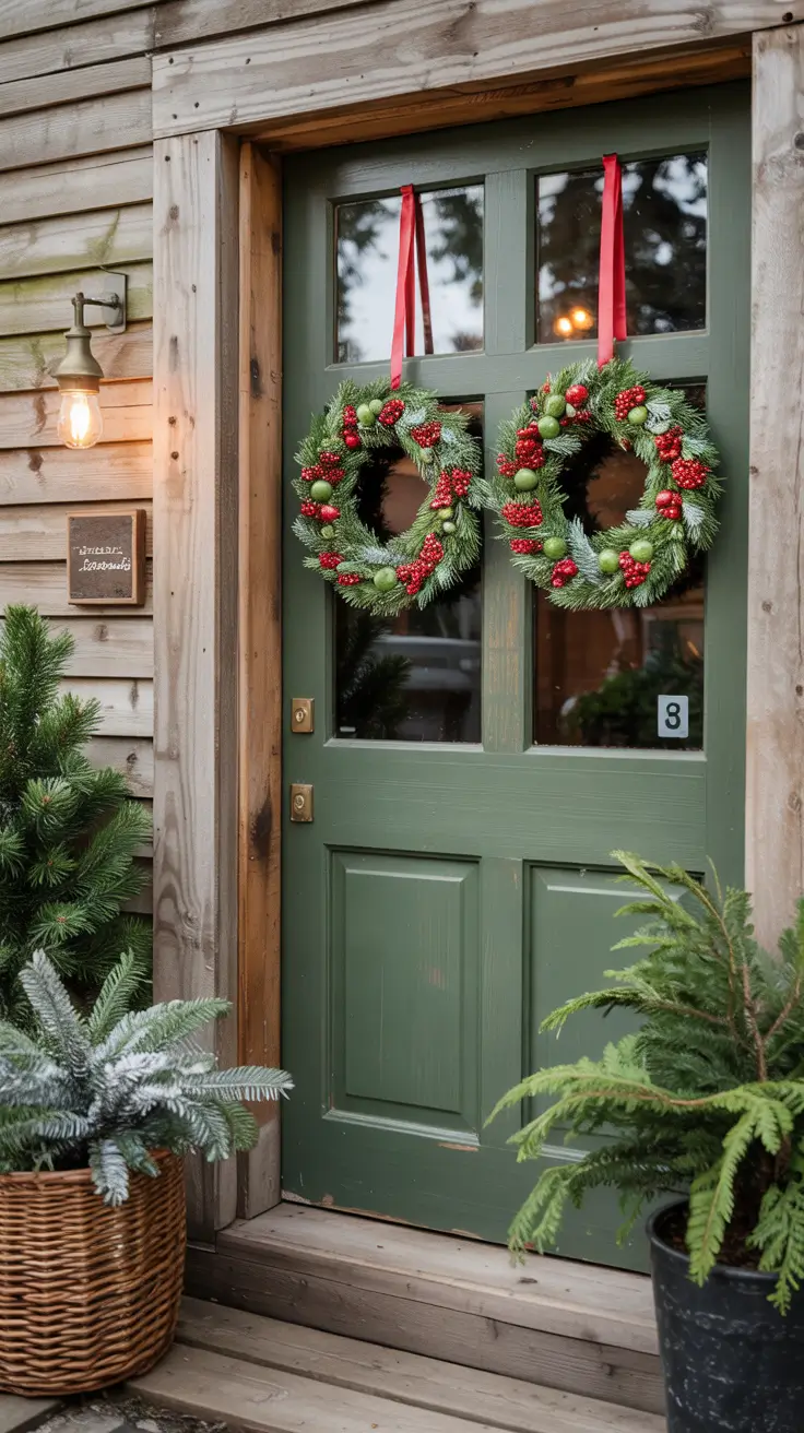 Front Porch Christmas Decor Ideas 2025 DIY Wreaths And Garland For Your Christmas Door