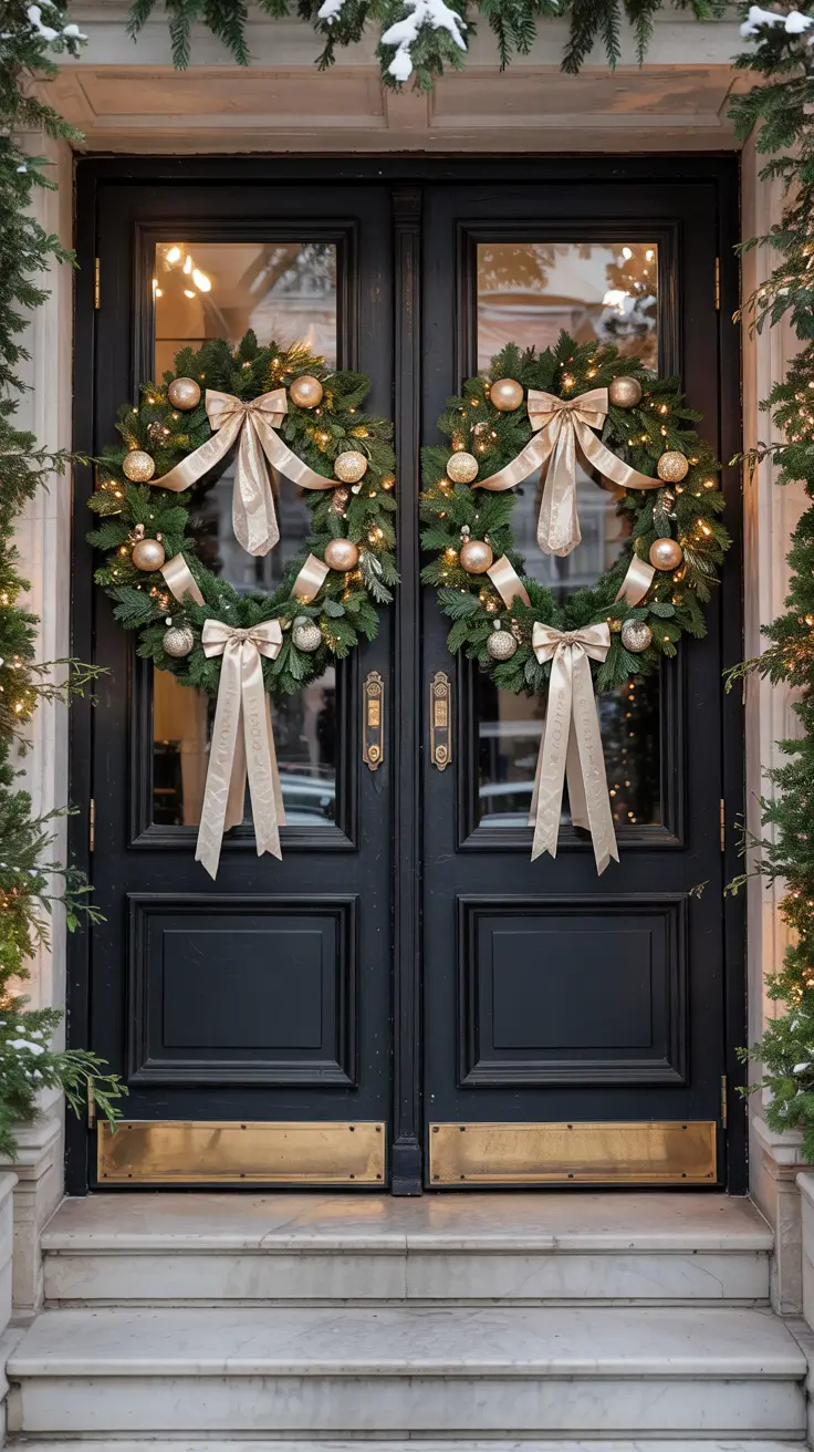 Front Porch Christmas Decor Ideas 2025 Elegant Christmas Door Decorations To Wow Guests