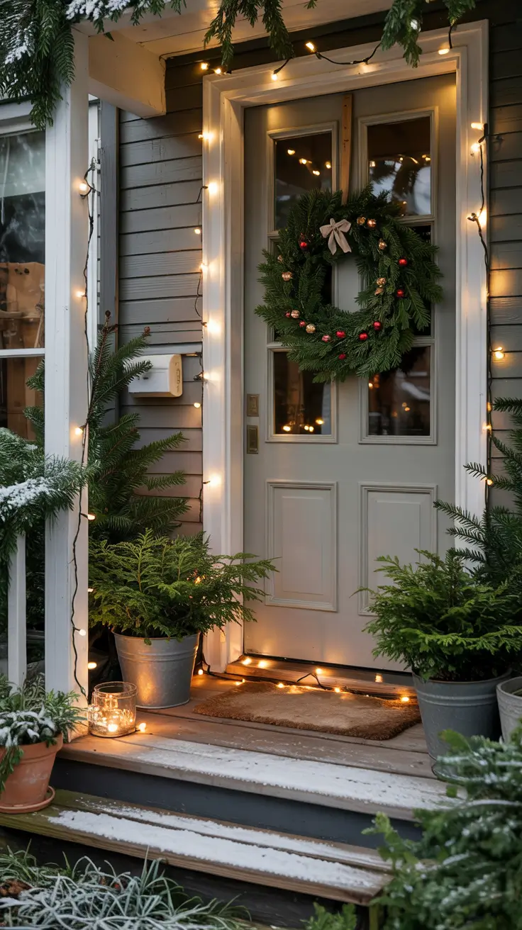 Front Porch Christmas Decor Ideas 2025 Simple Yet Stunning Front Porch Christmas Style