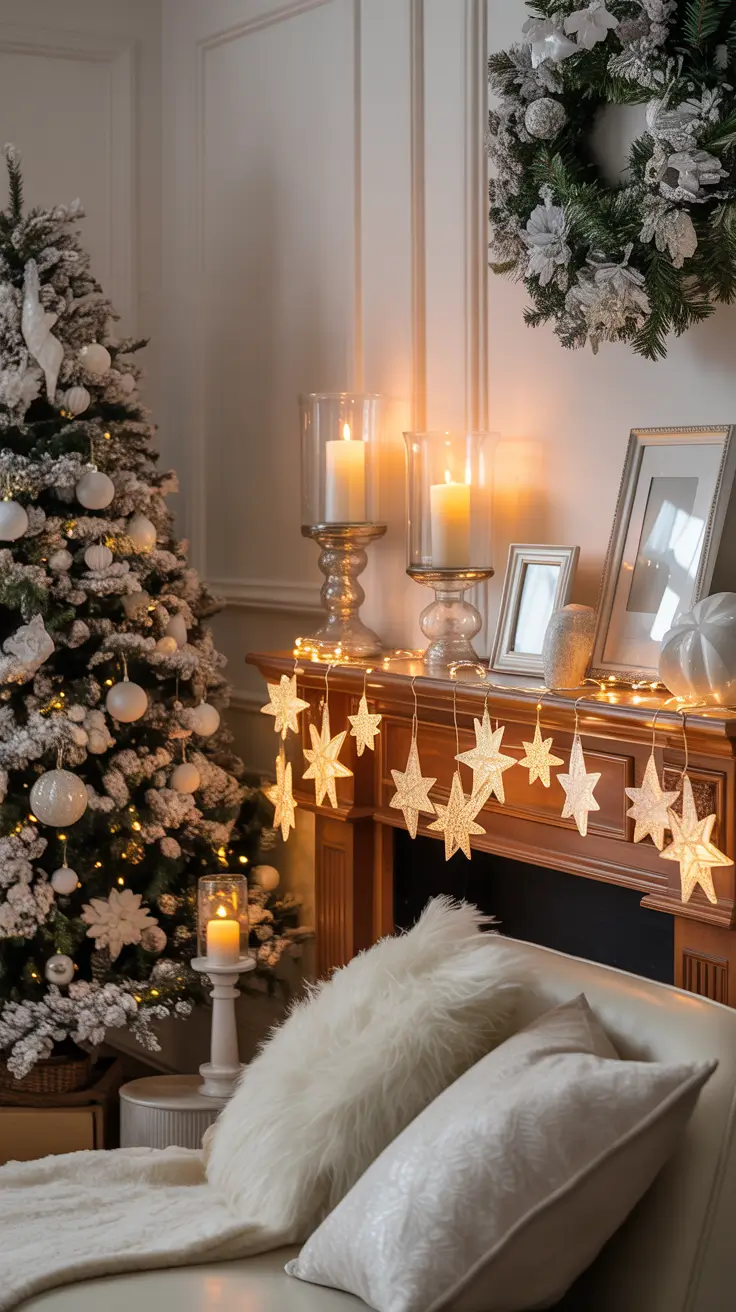 White Christmas Lights for a Classic Look