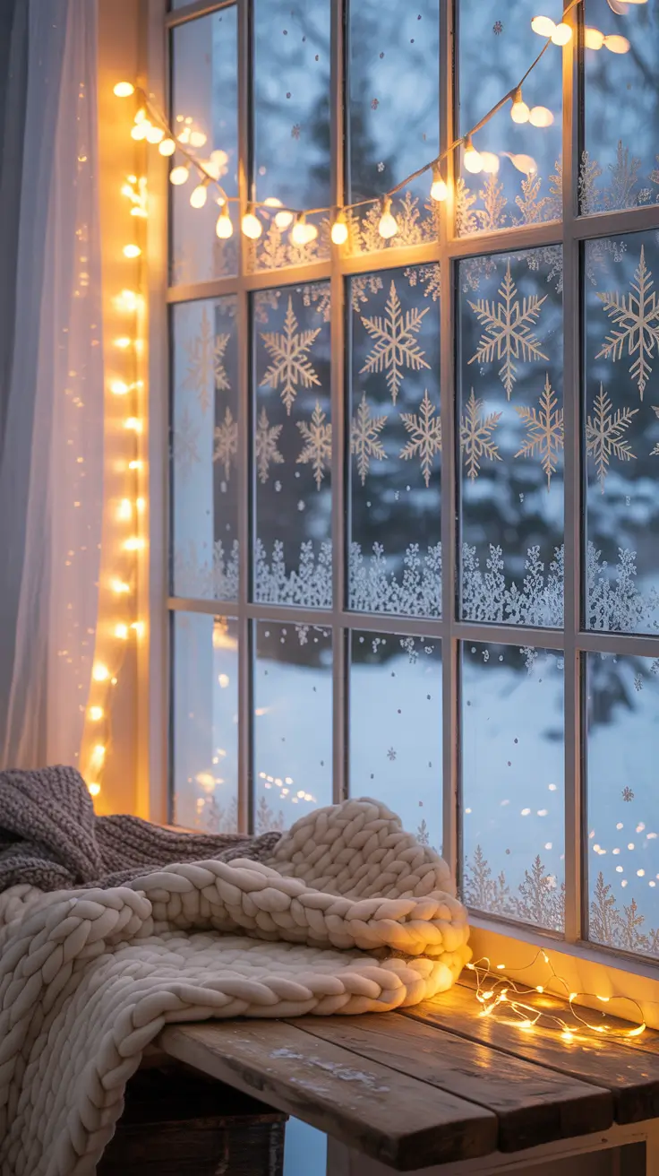 Indoor Christmas Lights Ideas 2025 Window Glow That Feels Like Winter Magic