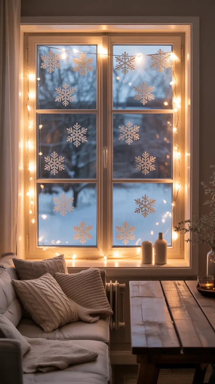 Indoor Christmas Lights Ideas 2025 Window Glow That Feels Like Winter Magic