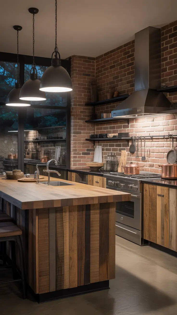 Kitchen Makeover Ideas 2026 Rustic Modern Kitchen Fusion