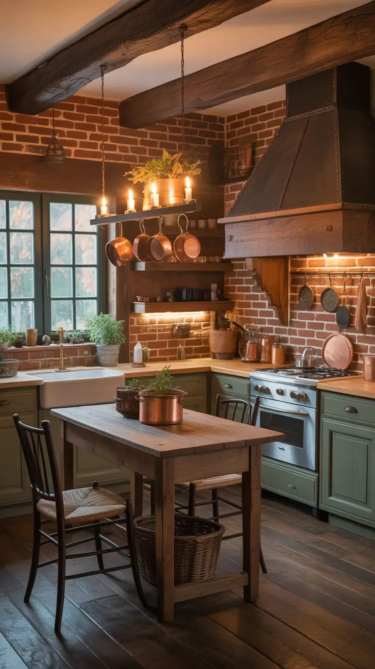 Kitchen Makeover Ideas 2026 Rustic Farmhouse Kitchen Charm