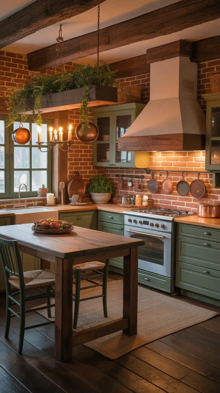 Kitchen Makeover Ideas 2026 Rustic Farmhouse Kitchen Charm