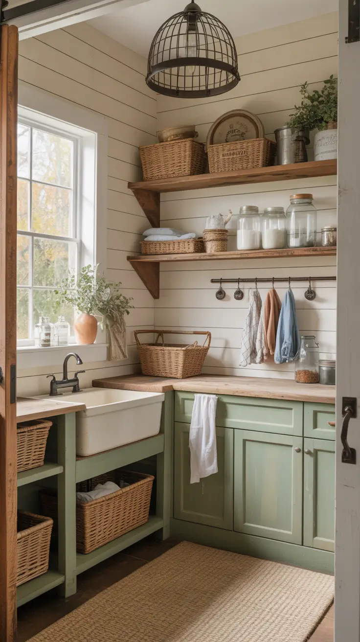 Laundry Room Makeover Ideas 2026 Cozy Farmhouse Laundry Room Inspiration
