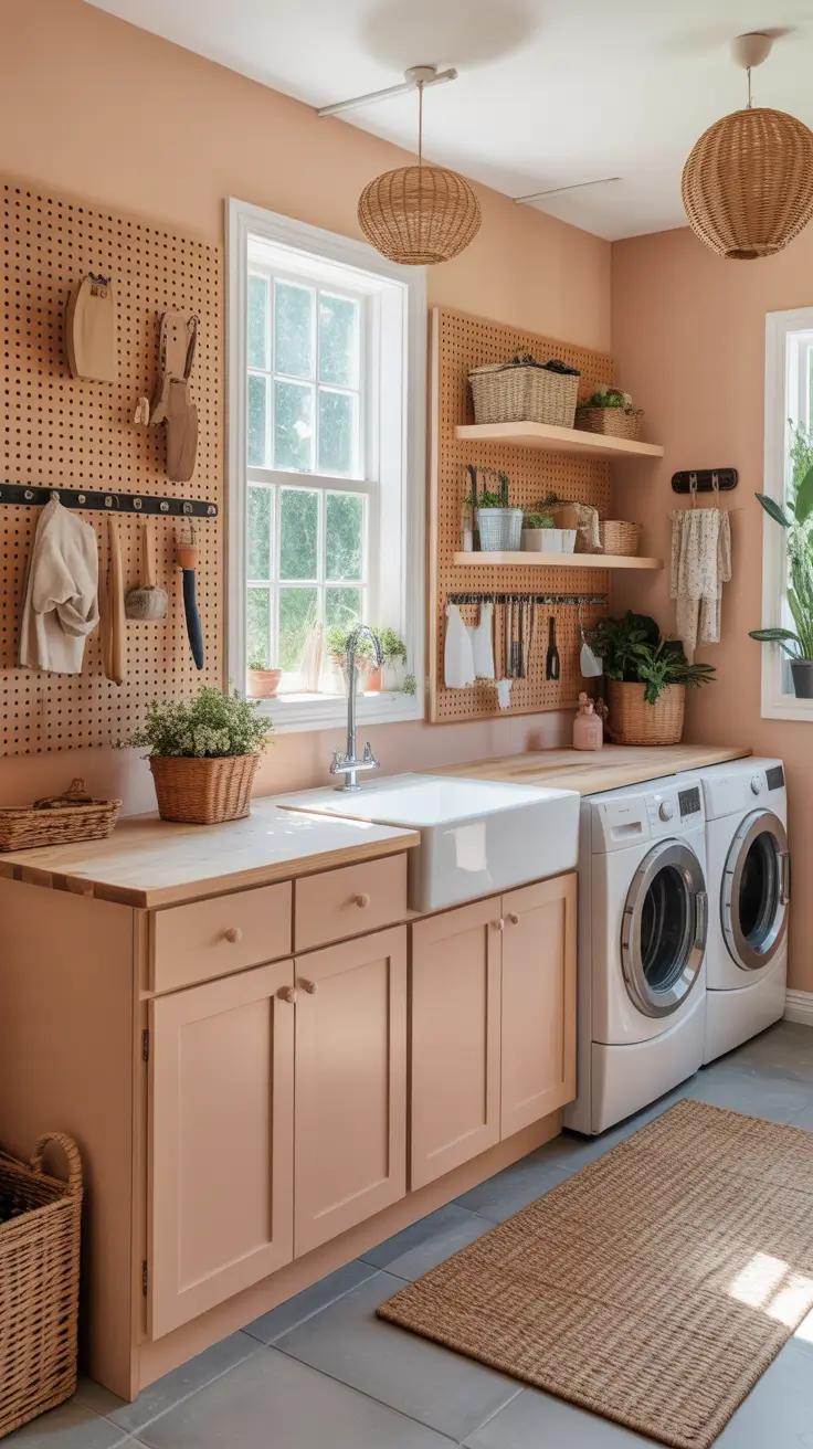 Laundry Room Makeover Ideas 2026 Warm and Cheerful DIY Laundry Room