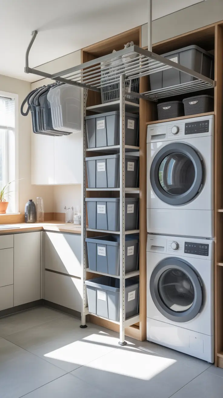 Laundry Room Makeover Ideas 2026 Modern Minimalist Laundry Setup