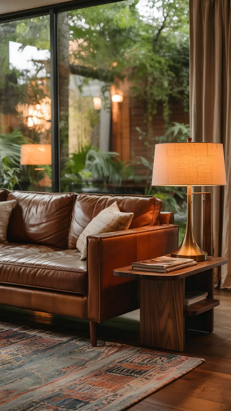 Living Room Ideas 2026 Styling Around A Brown Couch