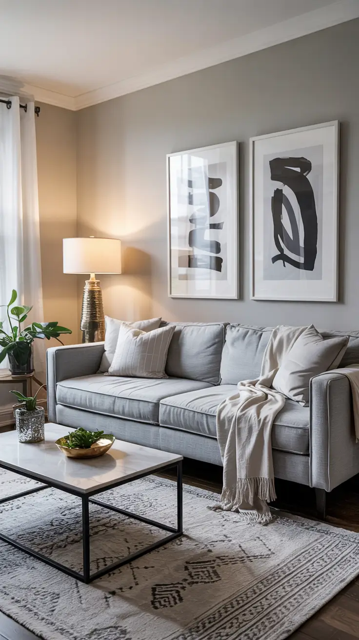 Living Room Ideas 2026 Grey Couch Makeover Ideas