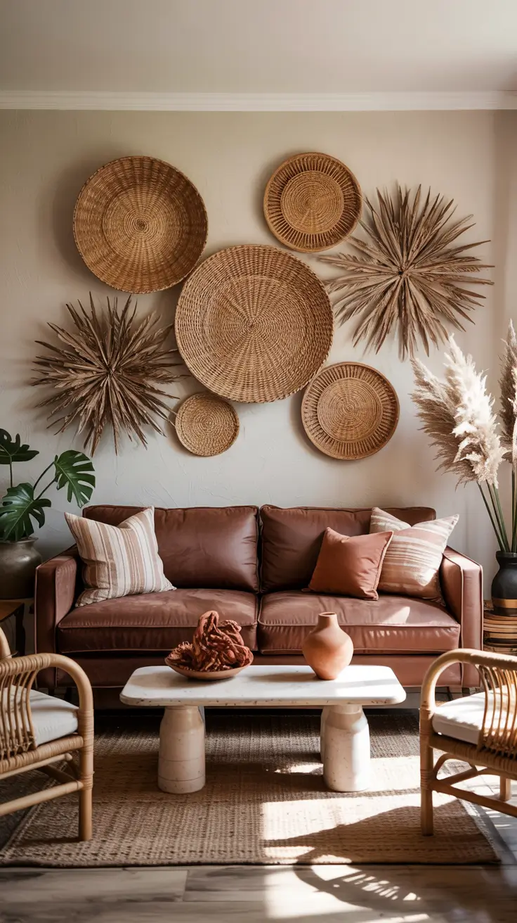 Living Room Ideas 2026 Decorating With A Brown Sofa