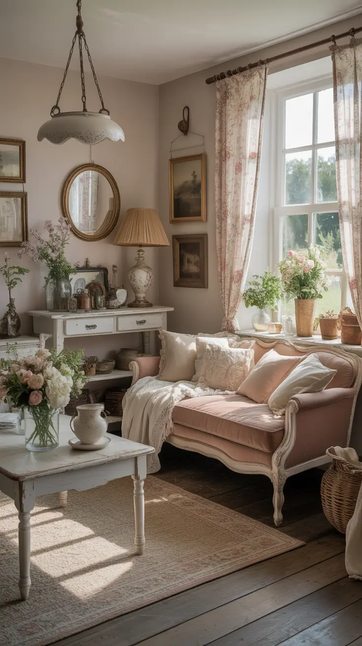 Living Room Makeover Ideas 2026 Vintage Farmhouse Living Room Decor