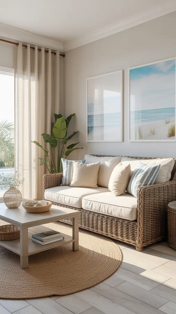 Living Room Makeover Ideas 2026 Coastal Inspired Living Room Refresh