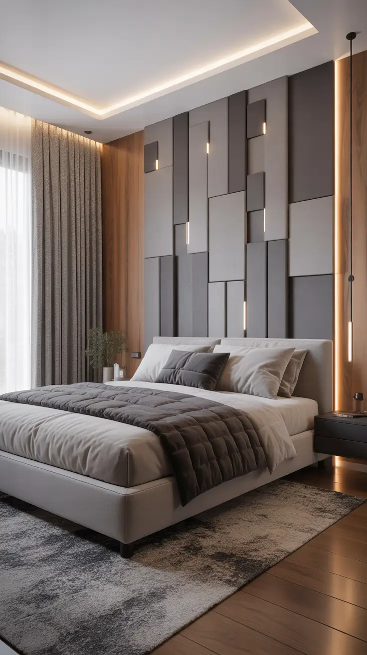 Decor Bed Back Wall Design Ideas With Personality