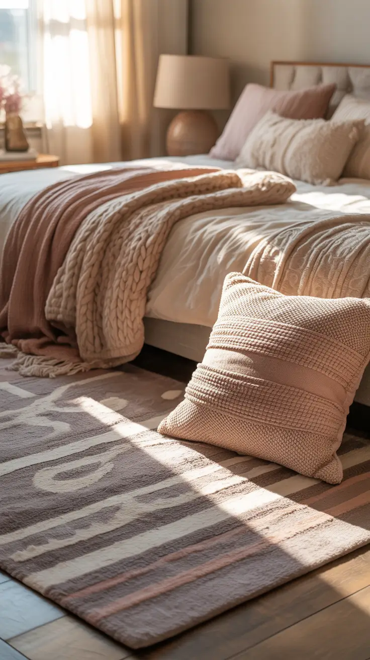 Decor Layered Textiles For Warmth And Depth