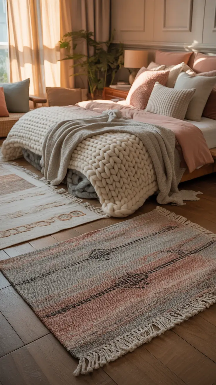 Decor Layered Textiles For Warmth And Depth