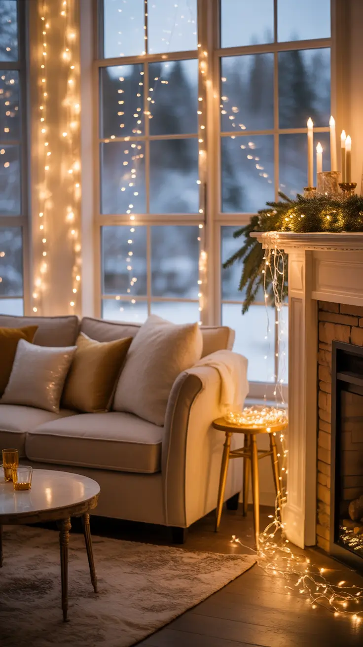 Warm White Christmas Lights Indoor Ambiance With Warm White Christmas Lights