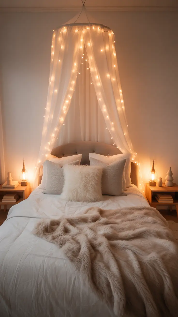 Warm White Christmas Lights 2025 Bedroom Glow Cozy Warm White Christmas Lighting