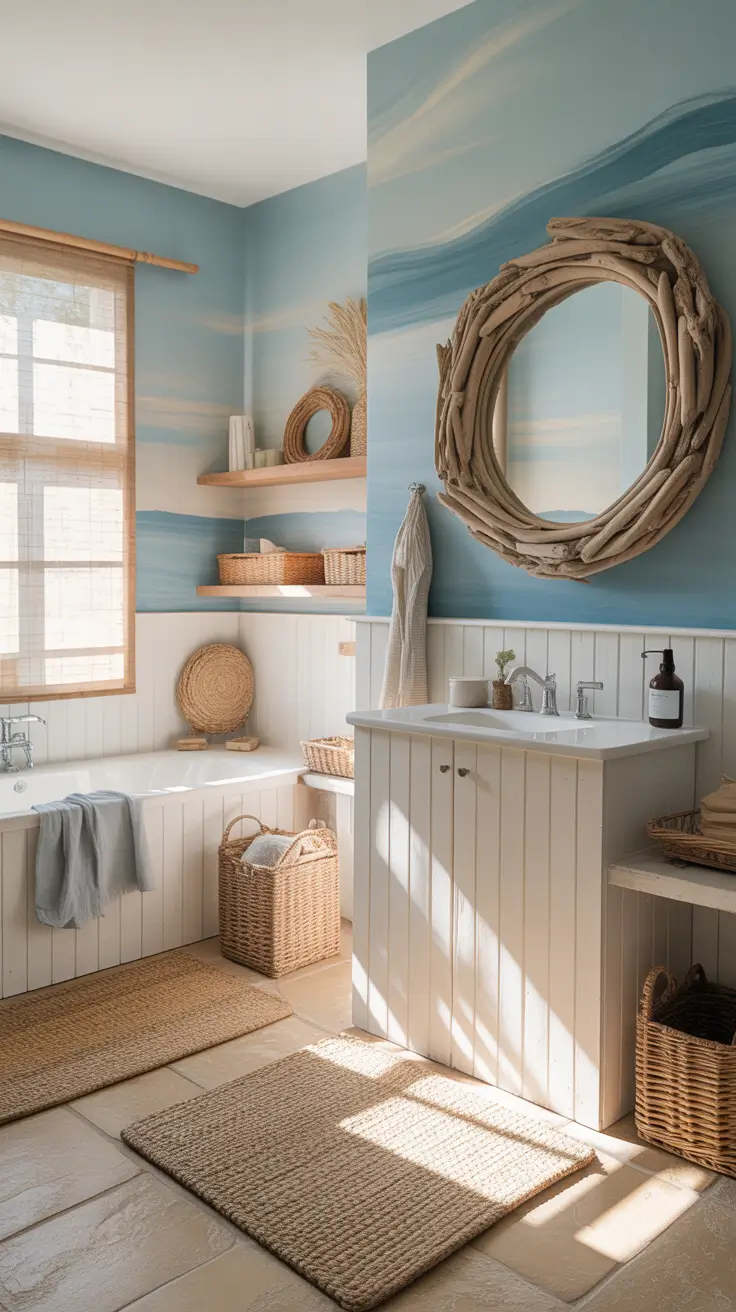 Blue Bathroom Palettes That Feel Calm and Coastal