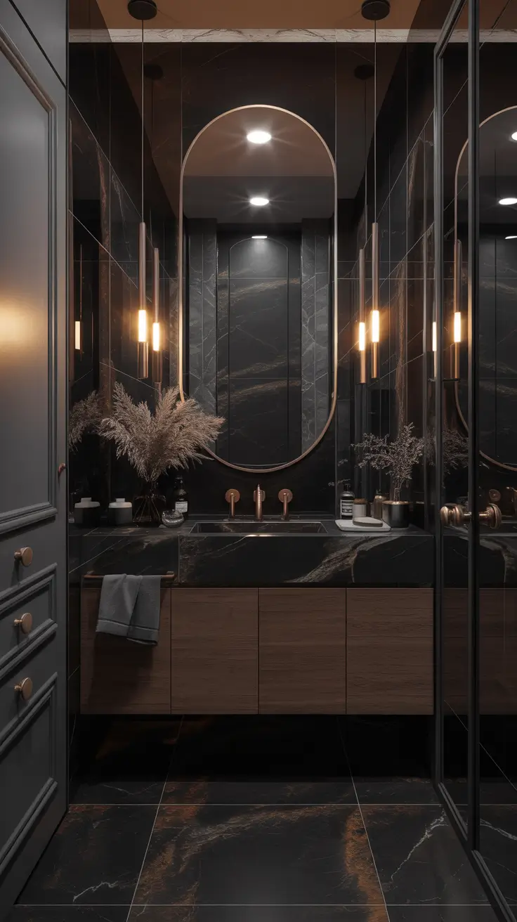 Bathroom Ideas 2026 Dark Bathroom Designs That Feel Luxe and Moody