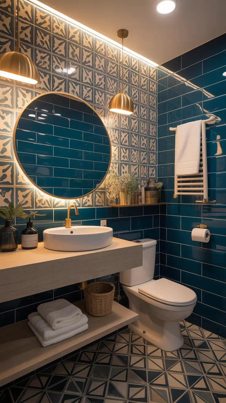 Half Bath Inspiration With Big Style Energy