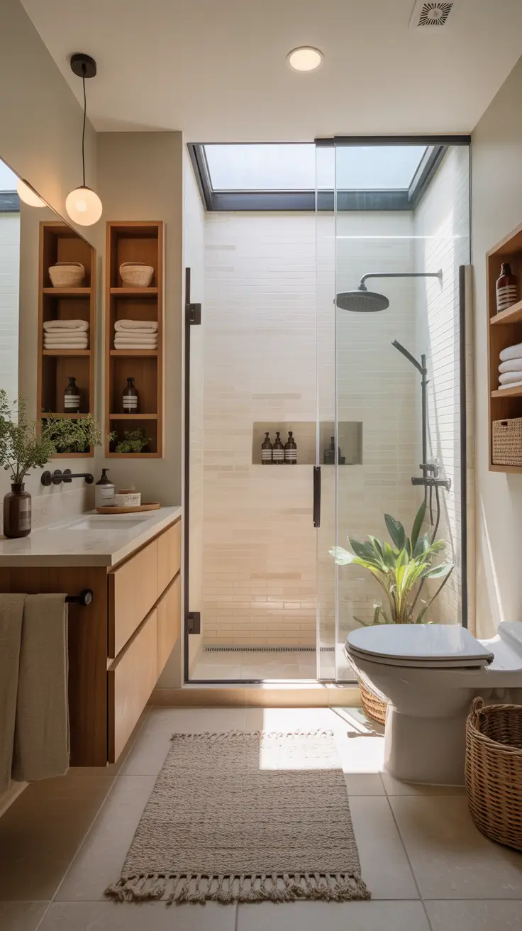 Small Full Bathroom Layouts That Feel Spacious