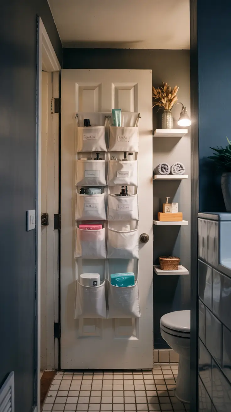 Bathroom organizer ideas 2026 Over The Door Bathroom Storage Ideas To Free Up Floor Space