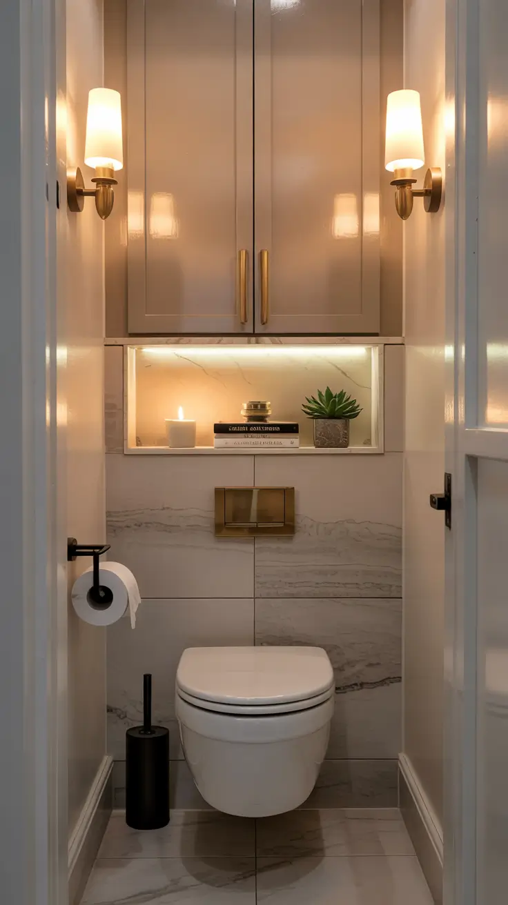 Bathroom organizer ideas 2026 Toilet Decor Ideas With Built In Storage For Tiny Bathrooms