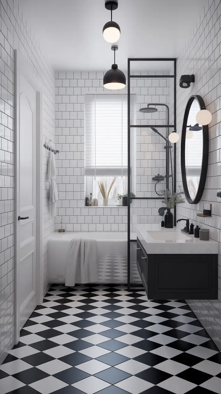 Bathroom remodel ideas 2026 – Black And White Bathroom Remodel Ideas
