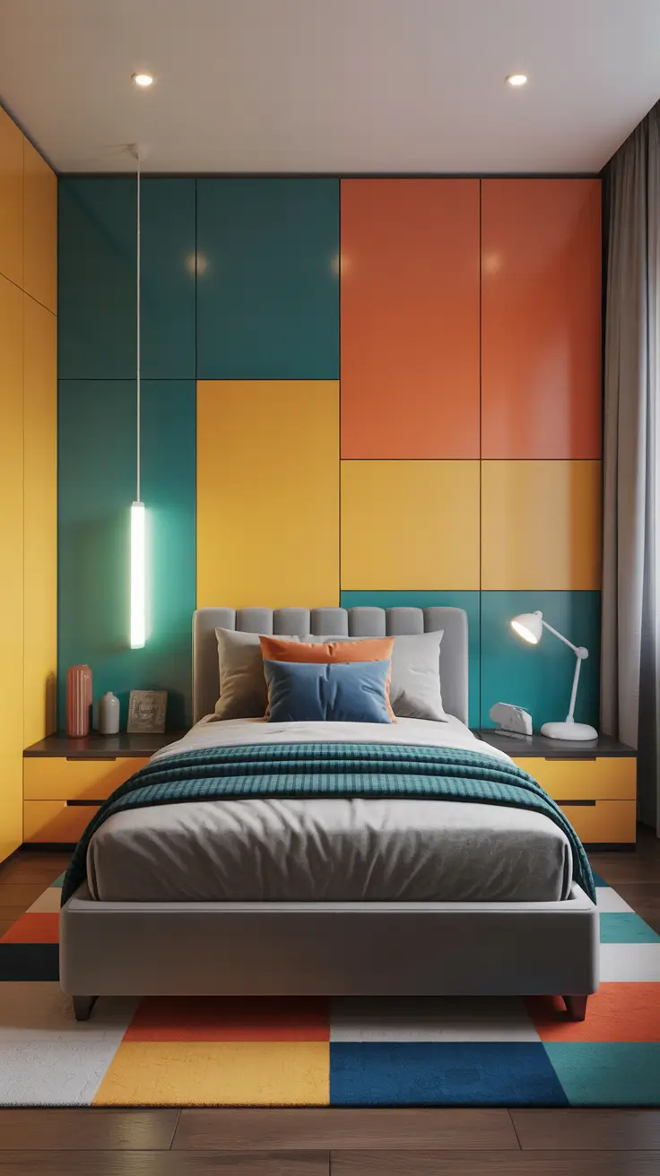 Boys bedroom ideas 2026 Colorful modern boys bedroom for 2026