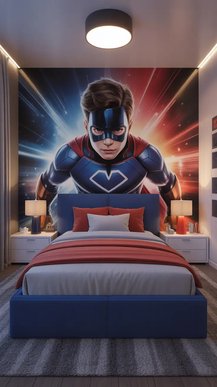Boys bedroom ideas 2026 Superhero boys bedroom ideas for 2026
