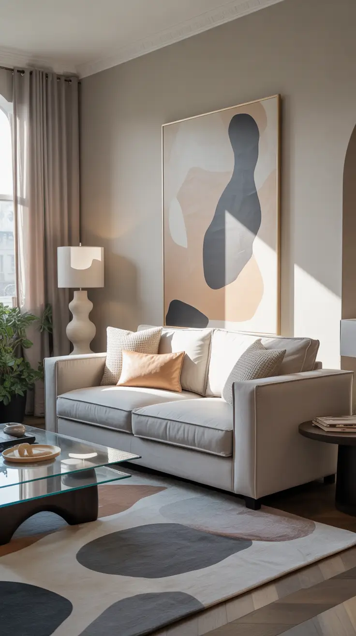 Compact Living Room Ideas 2026 Artful Living When Minimalism Meets Expression