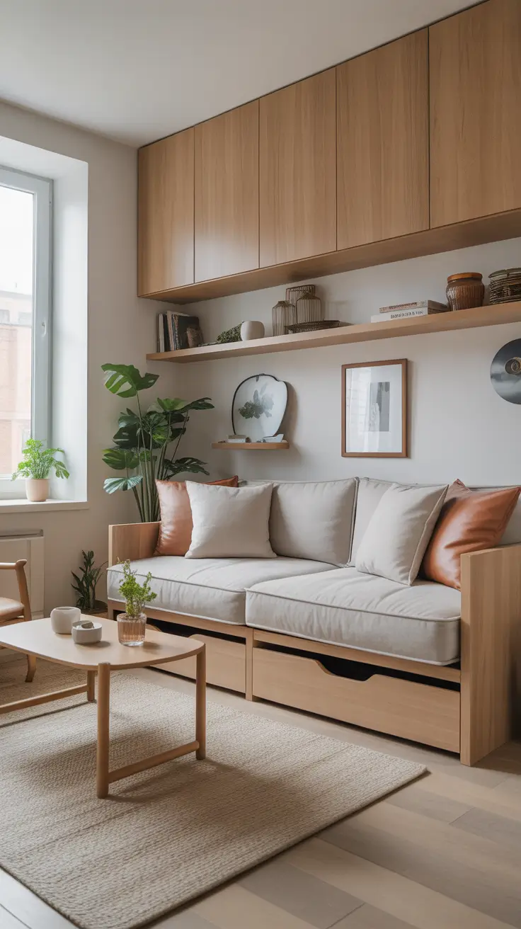 Compact Living Room Ideas 2026 Smart Furniture For Tiny Apartments